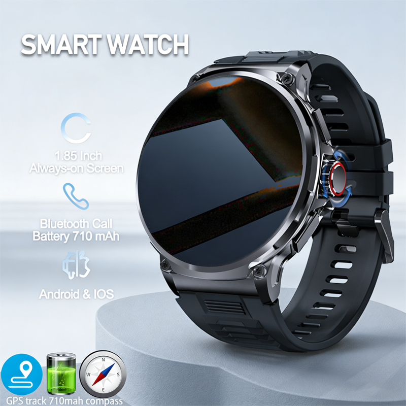 Outdoor Adventure World - Jam Tangan Pintar Pria 710mAh untuk