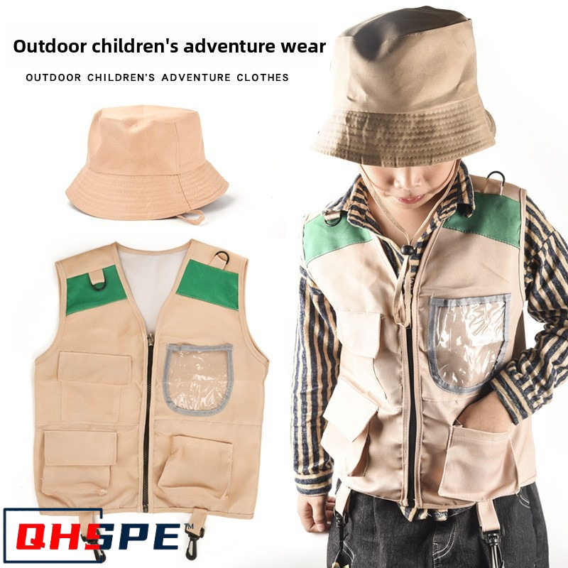 Outdoor Adventure Activities For Kids - Rompi Penjelajah Anak-anak dan Kostum Topi