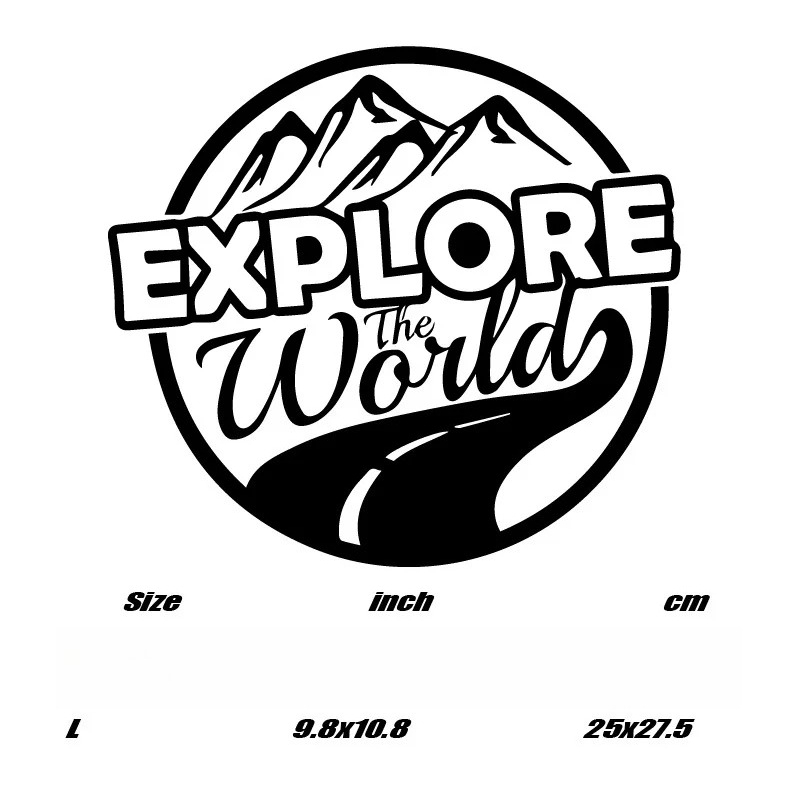 Stiker untuk Eksterior Mobil B - Outdoor Adventure World ulasan dan harga