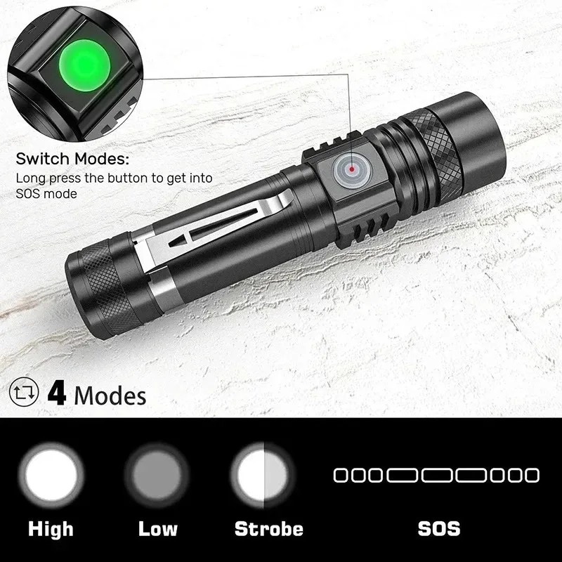 Senter Tangan T6 Isi Ulang Men - Outdoor Adventure Hiking ulasan dan harga
