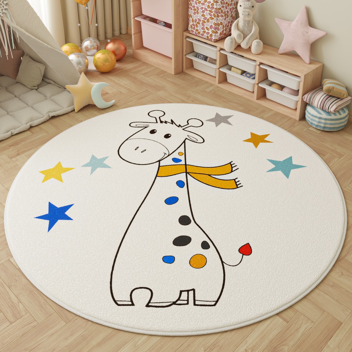 Karpet Bulat Anak-Anak Bertema - Outdoor Adventure Kids ulasan dan harga
