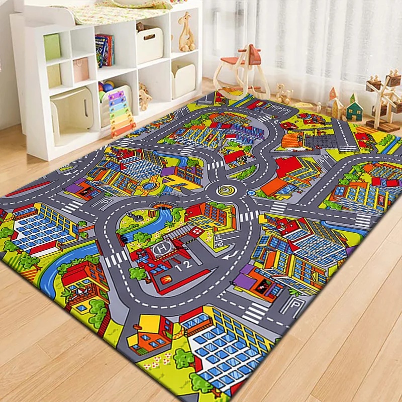 Karpet Peta Kota Anak-Anak War - Outdoor Adventure Kids ulasan dan harga