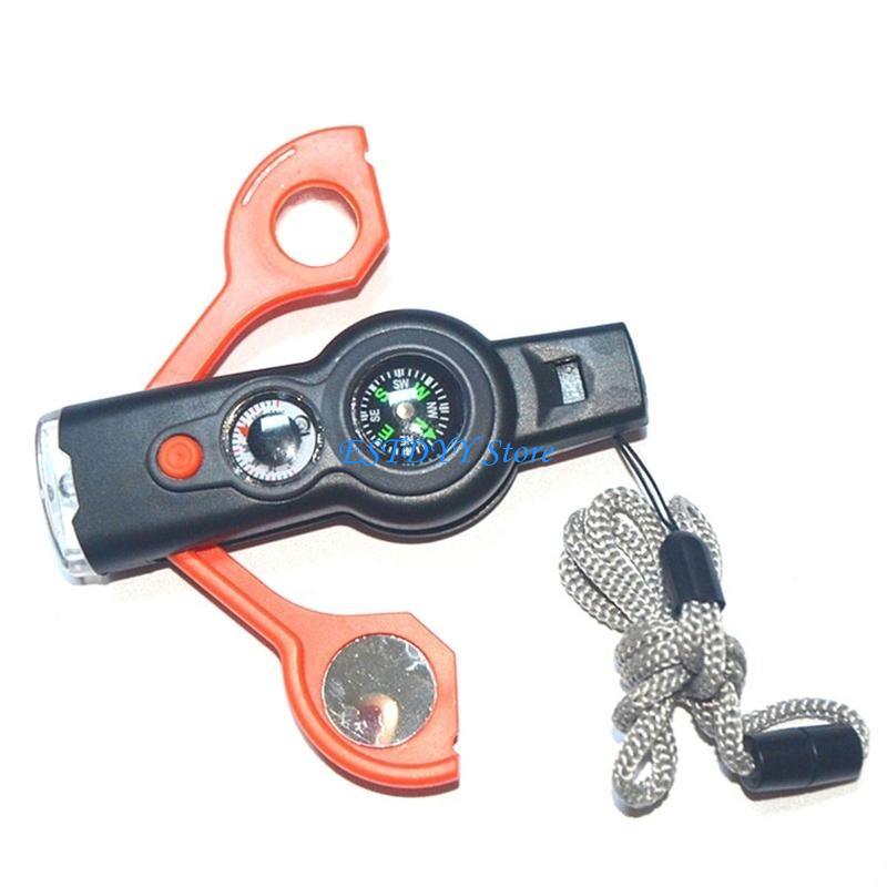 G6DE 7 in 1 Peluit Darurat Kes - Outdoor Adventure Guide ulasan dan harga