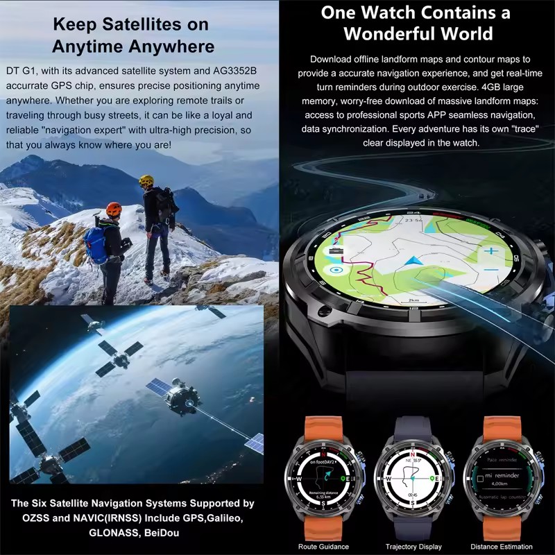 Jam Tangan Pintar Pria New Adv - Outdoor Adventure World ulasan dan harga