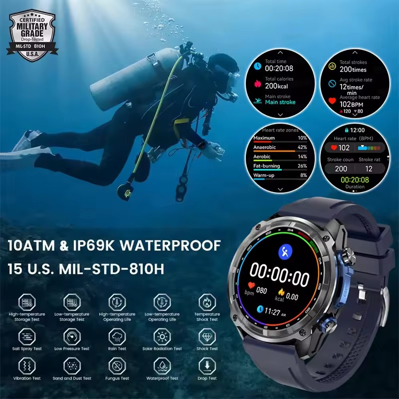 Jam Tangan Pintar Pria New Adv - Outdoor Adventure World ulasan dan harga