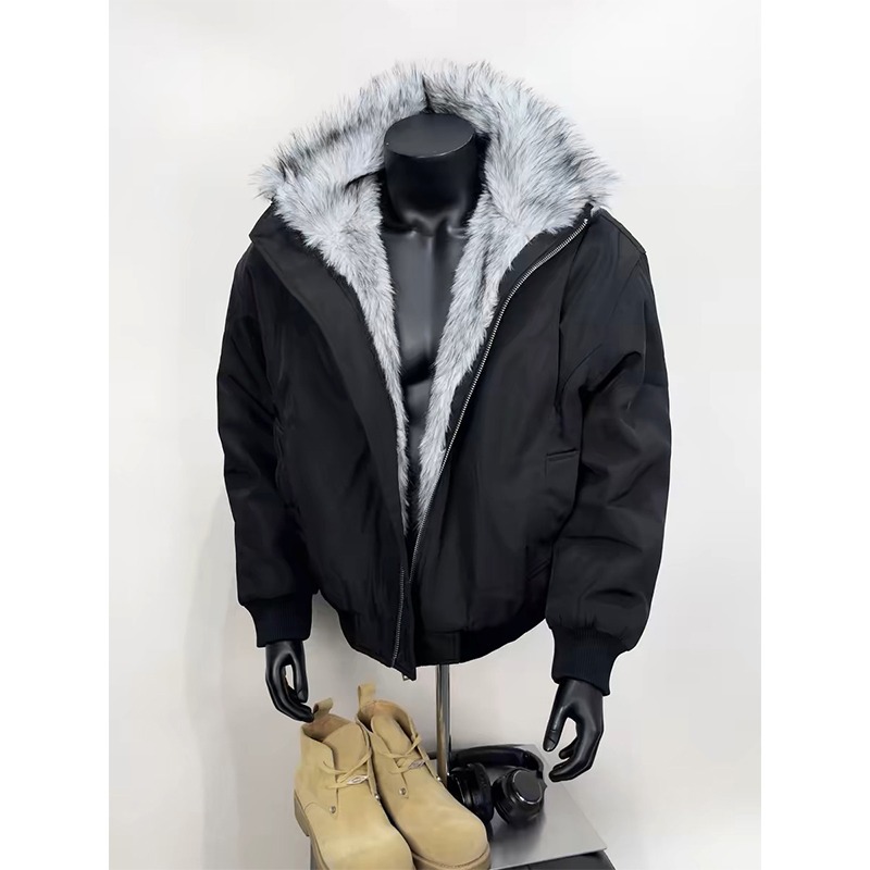 Jaket Pria Berkerah Bulu Mode  - Outdoor Adventure World ulasan dan harga