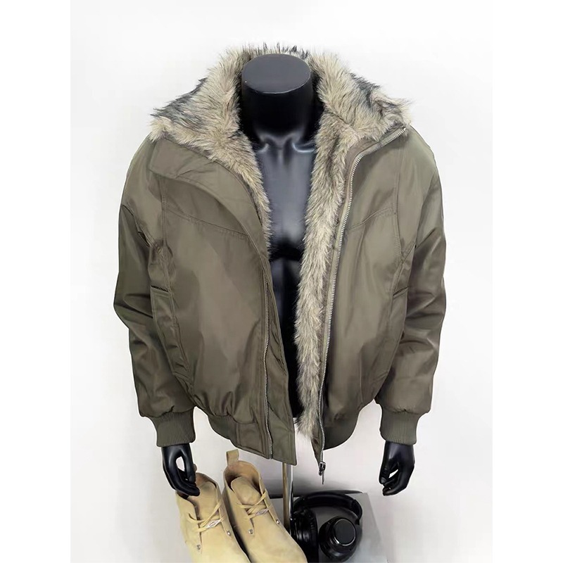 Jaket Pria Berkerah Bulu Mode  - Outdoor Adventure World ulasan dan harga