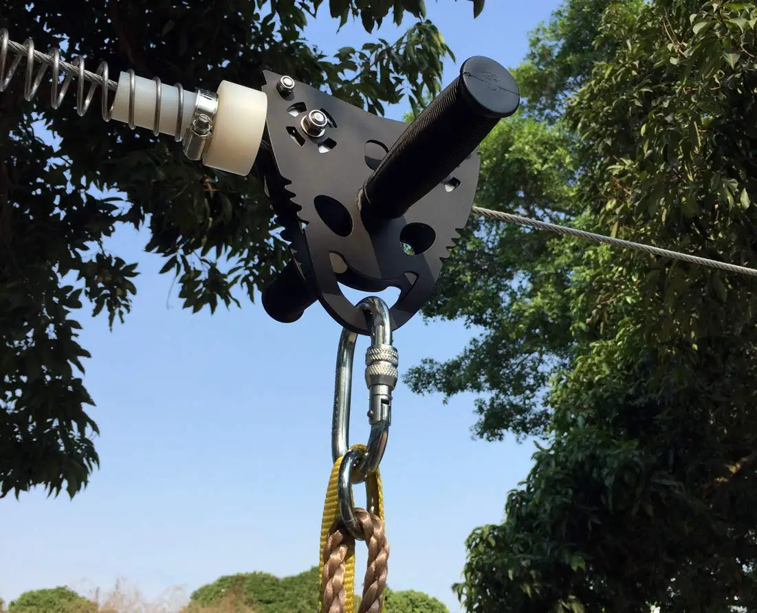 Kit Zip Line 120 kaki yang dit - Outdoor Adventure Kids ulasan dan harga