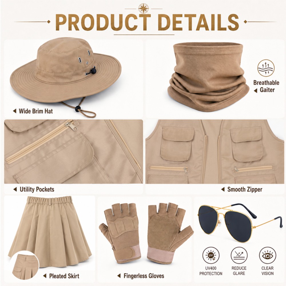 Pakaian Penjelajah Luar Ruanga - Outdoor Adventure Hiking ulasan dan harga