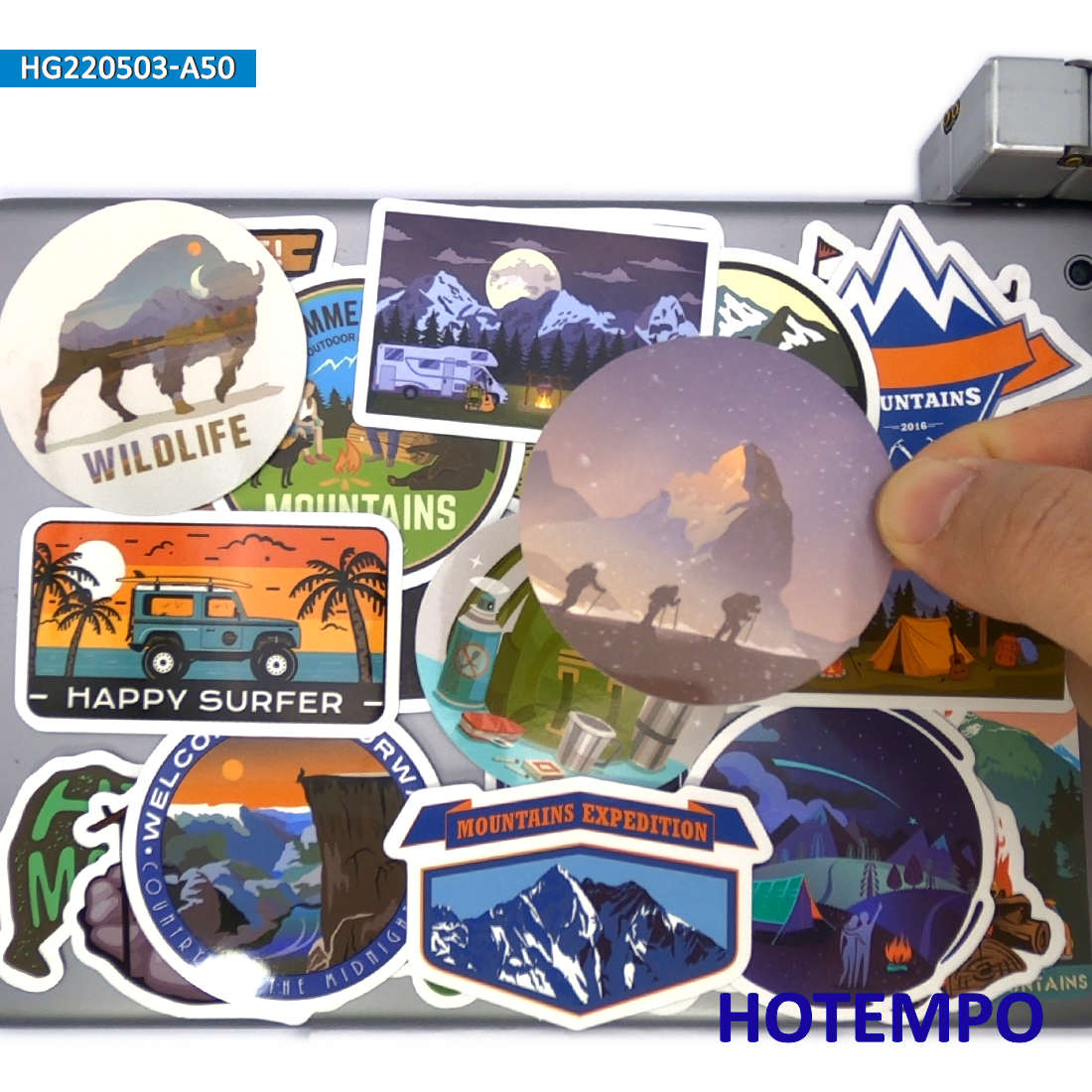 Set Stiker Perjalanan Dunia, P - Outdoor Adventure World ulasan dan harga