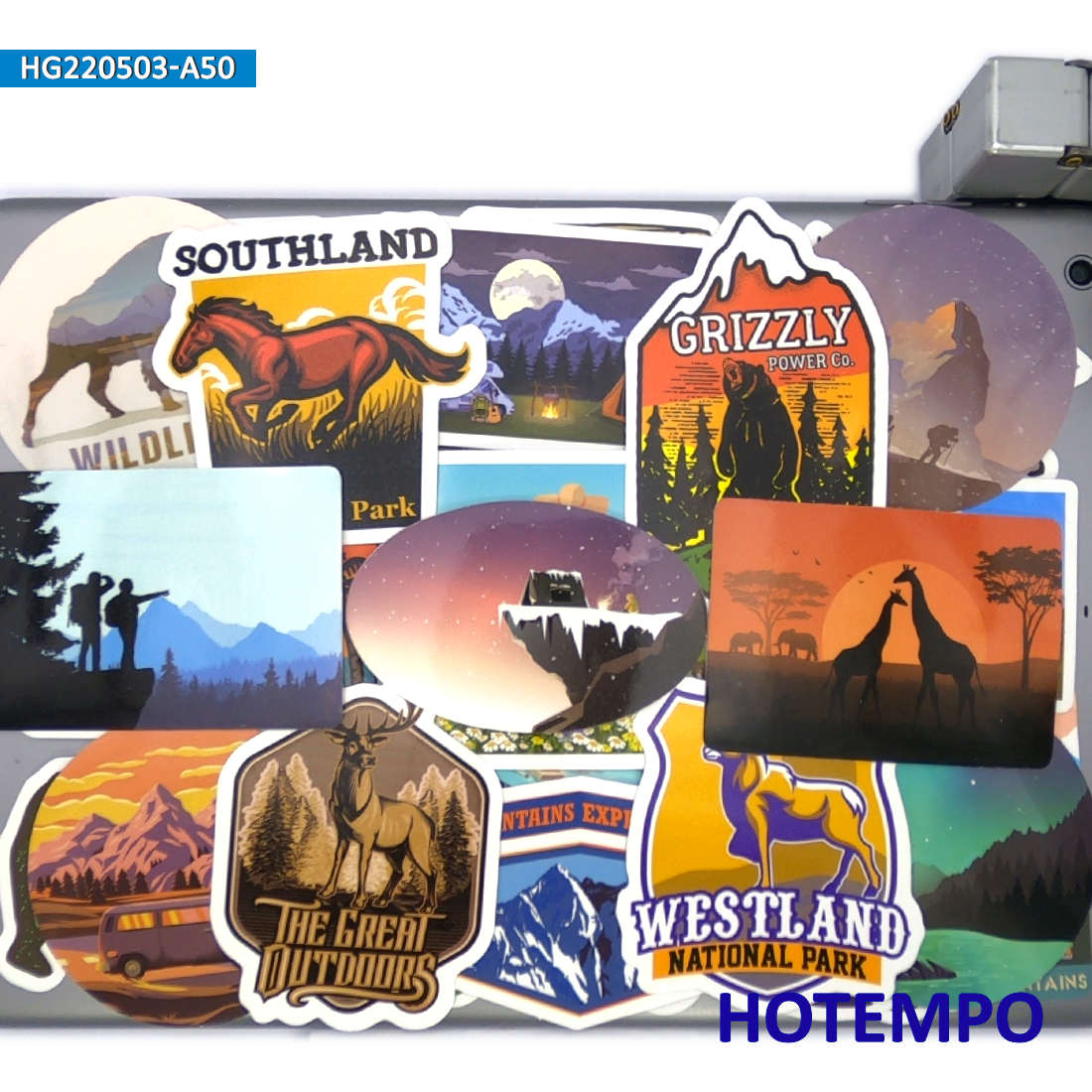 Set Stiker Perjalanan Dunia, P - Outdoor Adventure World ulasan dan harga